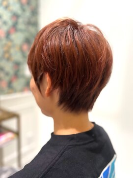 リケア 岸和田店(RECARE) ピンクベージュの耳出しベリショ