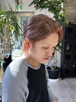 ヲタク(wotaku.)&nbsp;オレンジブラウンベージュメンズカットくすみカラーケアブリーチ