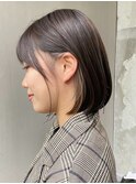 インナーカラー/ボブ/イヤリングカラー
