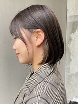 レブ 三条河原町(Reb,) インナーカラー/ボブ/イヤリングカラー