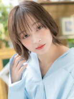 カバーヘア ブリス 志木南口駅前店(COVER HAIR bliss)&nbsp;シースルーバング小顔くびレイヤー外ハネロブh3川口20代30代40代