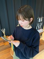 コルバース(COL BIRTH)&nbsp;【yui担当】ブリーチ無しの赤みの無いbeige＆Bob