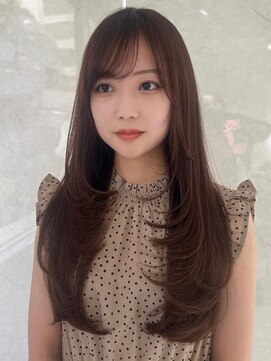 ヘアーサロングランデ(HAIR SALON GRANDE) ハイライトカラーミルクティーベージュレイヤーカット