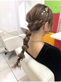 編みおろしスタイル