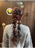 twin 編み下ろし