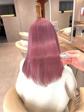 ジーナ 渋谷神南(Zina) 髪質改善＊春色ピンクカラー＊美髪【Zina渋谷神南】