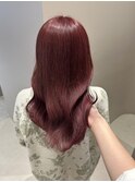 ダブルカラー×暖色