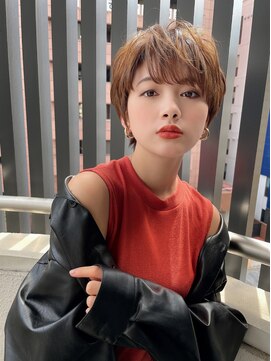 ♪ミニウルフレイヤーカット顔周り前髪韓国ショートボブ/池袋