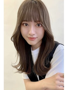ヒール 銀座(heel) 小顔に見せるワンホン&韓国ヘア/顔周りレイヤーカット