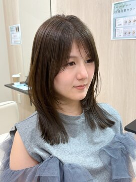 エトレ(ETRE) アイロンだけで簡単ブロー◎セミロングフェイスレイヤー