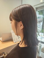 アメリ(ameri)&nbsp;【ameri　akari】切りっぱなし/ワイドバング/ダークグレージュ