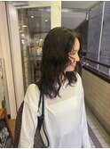 セミロングでも可愛く！トレンド緩めウェーブパーマ！