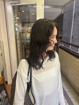 ベター(better) セミロングでも可愛く！トレンド緩めウェーブパーマ！