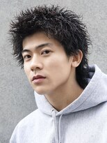 アイトーキョーリタ 渋谷(AI TOKYO Rita)&nbsp;バーガンディフェザーパーマスパイキーアクティブショート