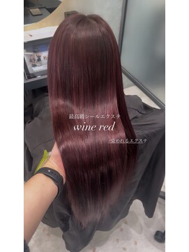 いわき／エクステ／染めれるエクステ／ブリーチなしカラー