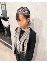 イト(ito)&nbsp;ウェーブエクステ混ぜコーンロウボヘミアンブレイズダンスヘア
