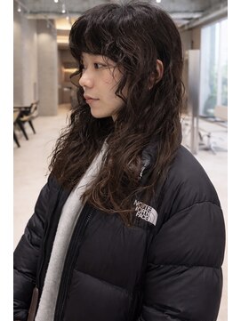 ムクコア(Muk CORE) ロングレイヤー/ウェーブパーマ【上岡】