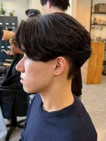 フゥ 宇都宮戸祭(FeU) 宇都宮メンズセンターパートニュアンスパーマフェザーパーマ