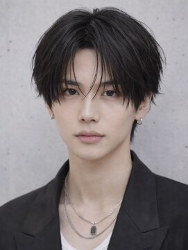 エイド 本店(aid) 束感シースルーセンターパートカルマ毛流れニュアンスショート