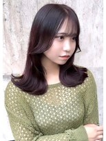 ラグーン 原宿 表参道(LAGOON) 今時韓国風ピンクブラウン20代30代美髪くびれレイヤー