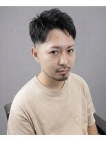 ウエストサイドカットクラブ(West Side Cut Club)&nbsp;ブラックピンパーマで作るアップバングパーマ