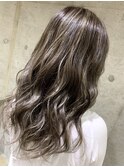 【EIGHT上野】日木[NIKI]_コントラストハイライトグレージュver.