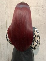 ロックワークオレンジ 西中島店(ROCK WORK ORANGE)&nbsp;ツヤ感たっぷりワインレッドカラー