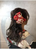 卒業式 袴 ハーフアップ  着物ヘア Re:sta by neolive