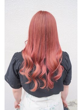 ボアップ 京橋店(boappu) #ピンクカラー#コーラルピンク#ハイトーンカラー#プルエクステ