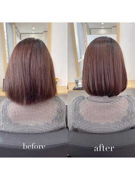 リアン(Lien) 『髪質改善』ストレートエステ（縮毛矯正）（リタッチ可）