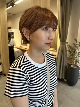 サンド 表参道(sand) オレンジベージュブリーチ表参道