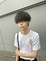 ブレイズ ザ サロン(BLAZE THE SALON)&nbsp;伸ばしかけ波巻スパイラルショートネープマッシュ【BLAZE 大庭】