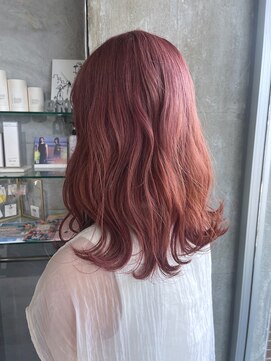 デコボコ アート(凸凹 art) ピンク/コーラルピンク