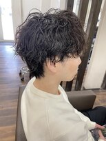 ヘアープロポーザー ラグ(hair proposer Leggu) 波巻きショートウルフ/大分メンズスタイル/大分メンズヘア