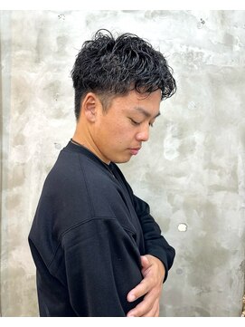 エトネ ヘアーサロン 仙台駅前(eTONe hair salon) スパイキーショート×スパイラルパーマ