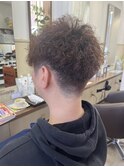 《見附　今町》メンズ　パーマ×刈り上げヘア