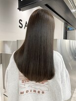 サロウィン 池袋(SALOWIN)&nbsp;ブリーチなしアッシュグレージュ × 髪質改善 #064