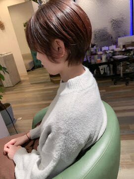 ヘアースパリゾート リアン 燕三条店(Lien) タイトショート_ラベンダーブラウン