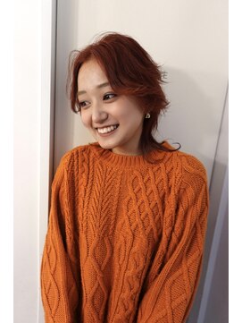レコ 渋谷(LECO) ケアブリーチハイトーンオレンジヘア