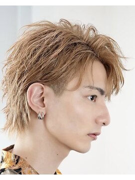 オーシャントーキョー 心斎橋(OCEAN TOKYO WEST) ツイストスパイラルパーマセンターパートシースルーウルフ