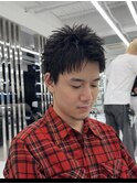 スパイキーショート/前髪パーマ/ツイストパーマ/波巻き/渋谷