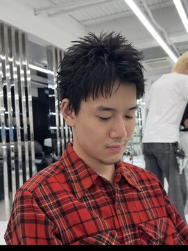メンズヘアセンス 渋谷(MEN'S HAIR SENSE) スパイキーショート/前髪パーマ/ツイストパーマ/波巻き/渋谷