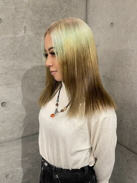 オーオシカシカスペース(OOO YY Space) ルーツカラー/グラデーション/デザインカラー/ブリーチカラー