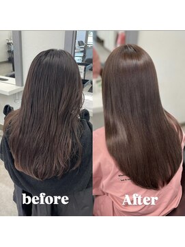 ガルボヘアー 桟橋店(garbo hair) アッシュブラウン高知美容院ツヤカラーオイルカラー