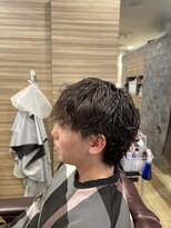 銀座マツナガ 神田店&nbsp;マッシュウルフメンズ波巻き