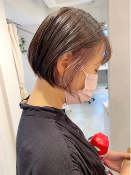 ソト 銀座(soto.) ハイライトカラー/くびれヘア/レイヤーパーマ/ミニボブ[銀座]