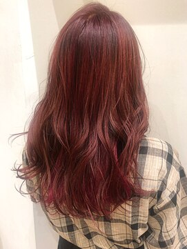 ヴィヴィ(VIVIE) 暖色デザインカラーチェリーレッドピンクアッシュブラウン