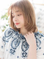 カバーヘア ブリス 大宮西口(COVER HAIR bliss) ★艶感ハイライト前下がりミディアムレイヤーカット20代30代★1