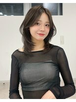 ユーフォリア 新宿通り(Euphoria) 透明感グレージュ/ミディアムレイヤー