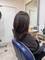 ヘアサロン プラス アーティスタ(hair salon + artista) ナチュラルレイヤーピンクラベージュ